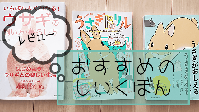 うさぎの飼い方 おすすめの飼育本３選